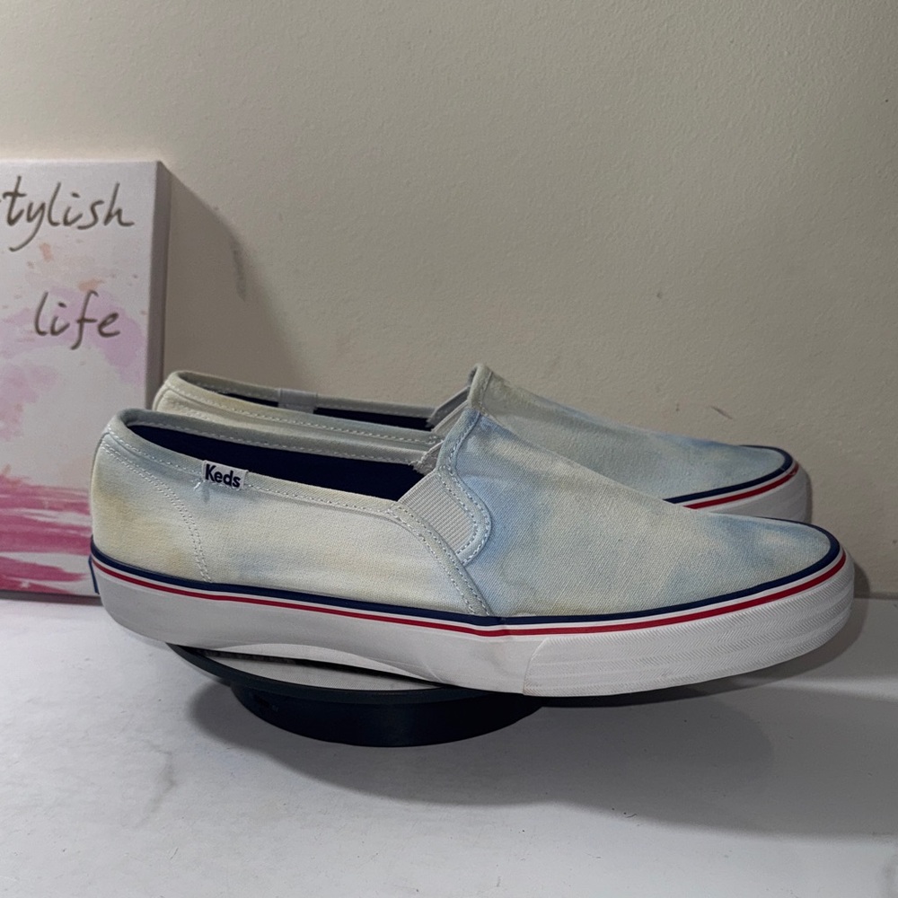 Keds Champion Double Decker Pastel Blue Slip-On Sneaker - Women’s Size 10